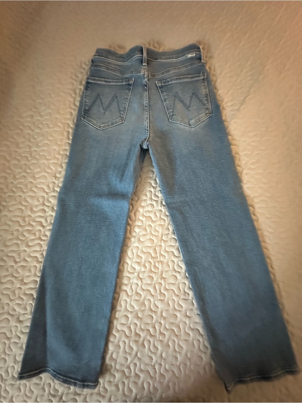 MOTHER LIL Rambler Flood in Light Blue Wash - Picture 7 of 7